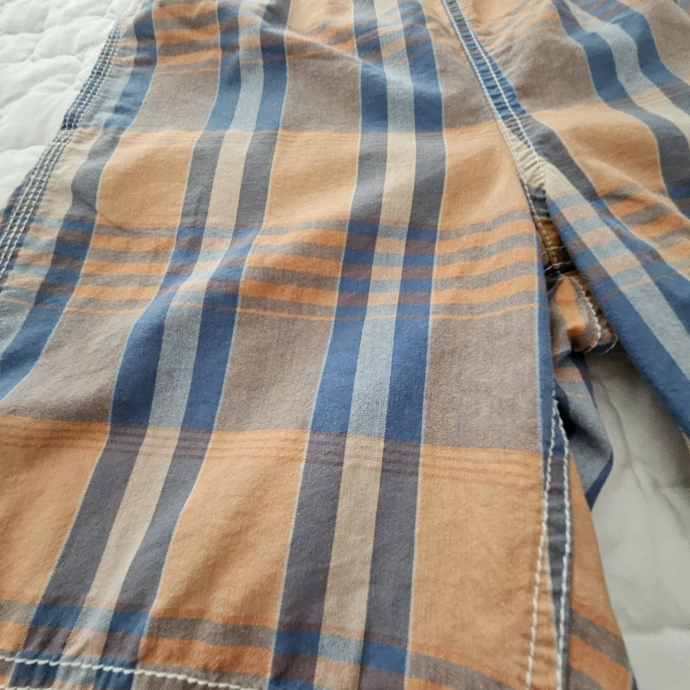 Gap Kids Plaid Madras Swim Short